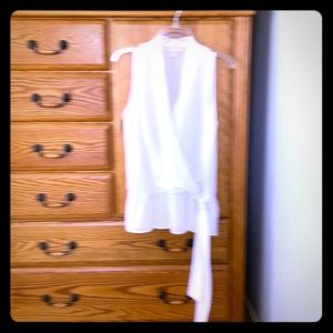 Michael Kors front tie blouse size Med